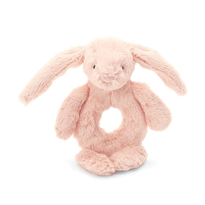 Bashful Pink Bunny Ring Rattle