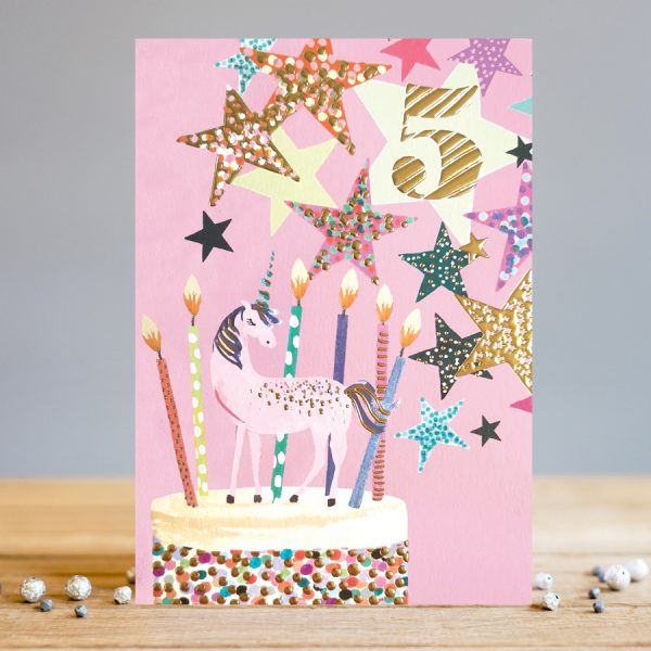 Greeting Card-Kids Tiny Sparkles – 5 – Unicorn