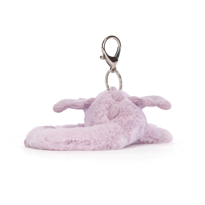 Lavender Dragon Bag Charm