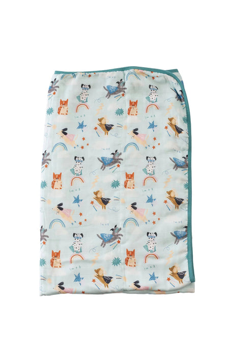 Muslin Quilt- Superhero Dog