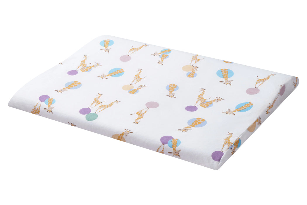 Bamboo Jersey Toddler Pillow and  Pillowcase (Medium) - Giraffe Shapes