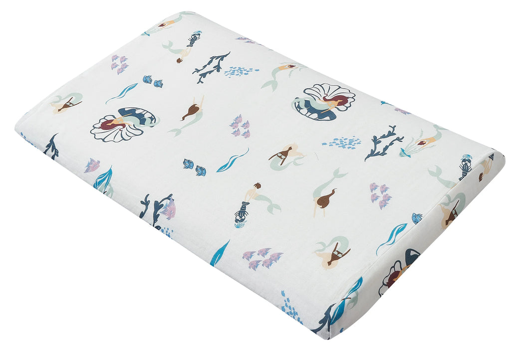 Toddler Pillow With Pillowcase (Bamboo Silk) - Splish Splash