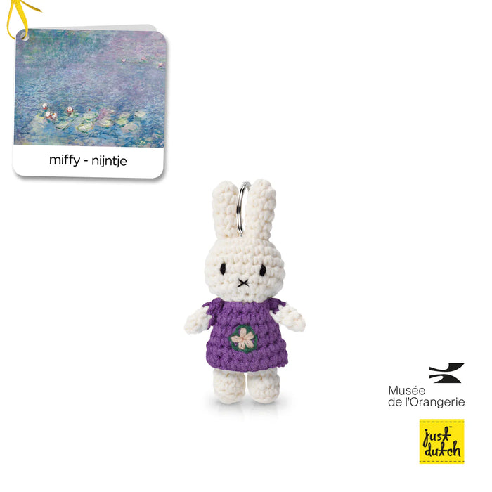 Just Dutch Miffy Keychain-Monet Waterlilies