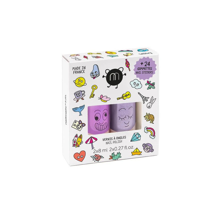 Nailmatic Kids - Nail Polish and Stickers Set - WOW