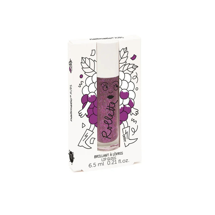 Nailmatic Kids- Rollette Lip Gloss -Blackberry