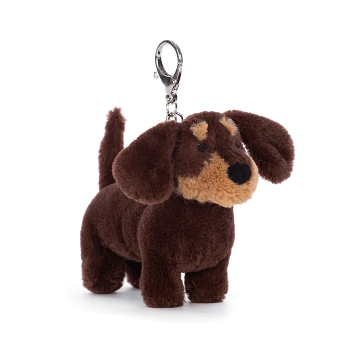 Otto sausage dog bag charm