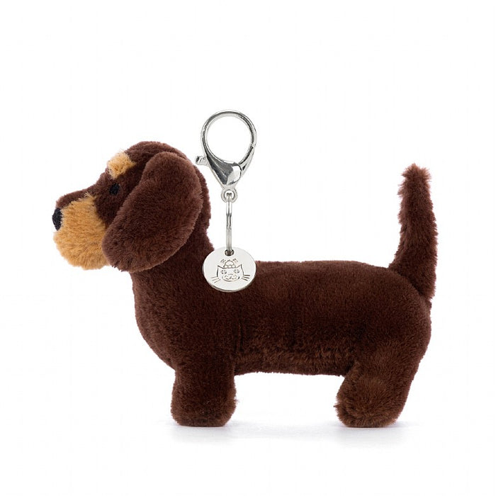 Otto sausage dog bag charm