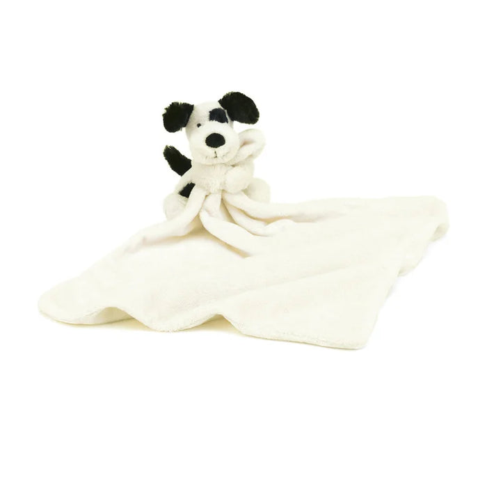 Bashful Black And Cream Puppy Soother