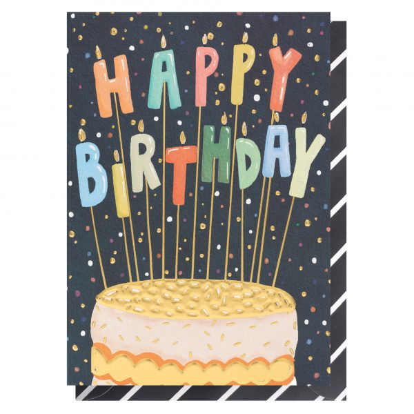 Greeting Card-Twilight – Happy birthday – Cake