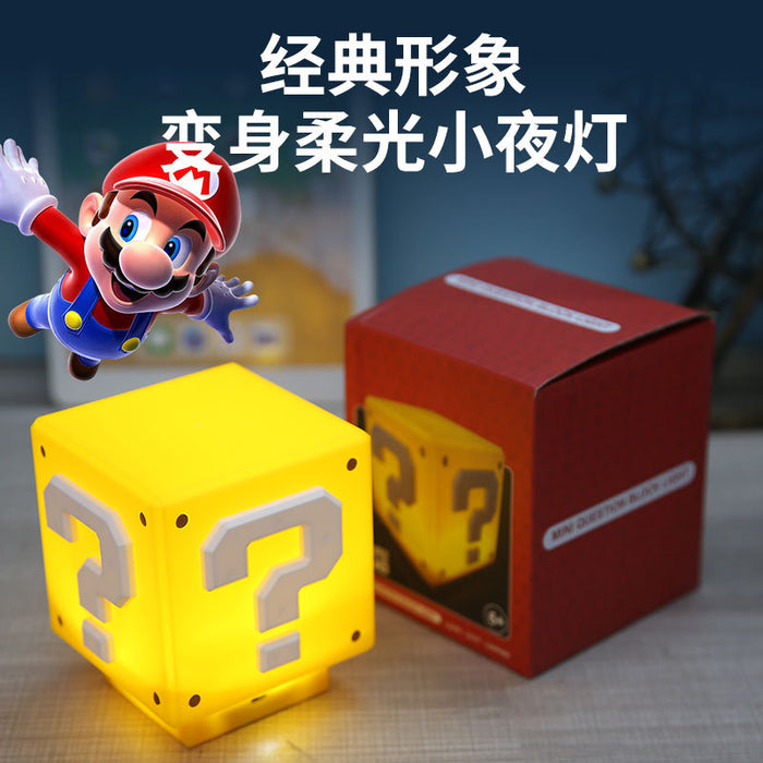 LED Question Block Lamp Super Mario