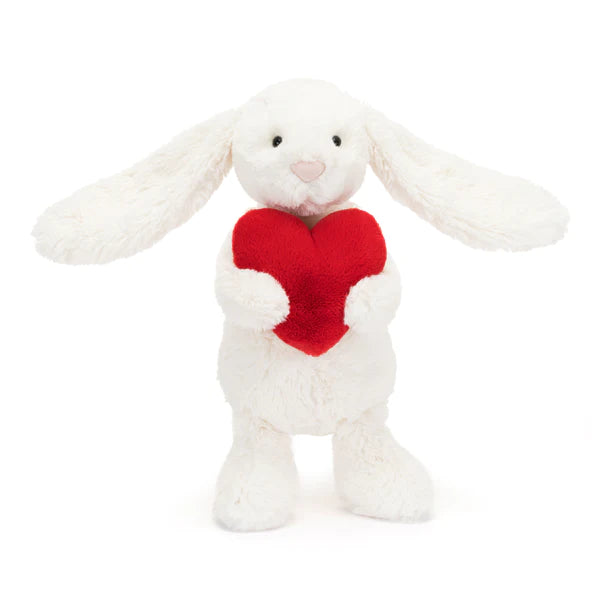 Bashful Red Love Heart Bunny Little