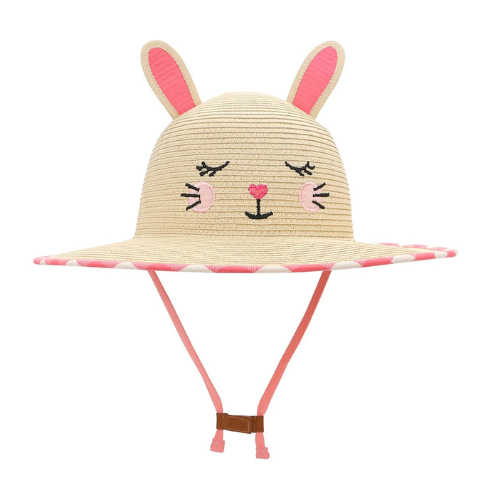 Kids Lifeguard Straw Hat - Bunny