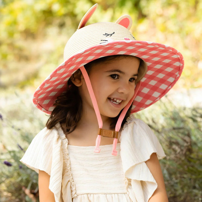 Kids Lifeguard Straw Hat - Bunny