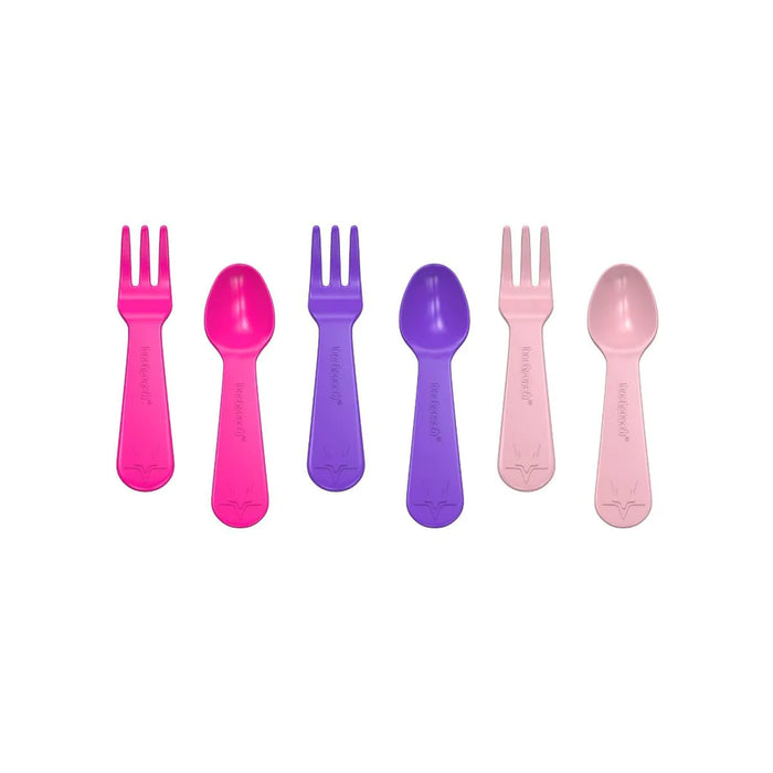 FORK AND SPOON SET - PINK