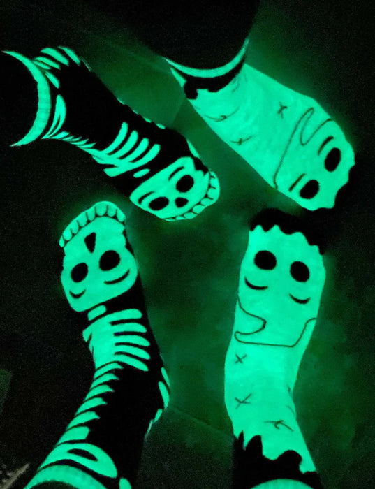 GHOST & SKELETON SOCKS W4-10 M7-12