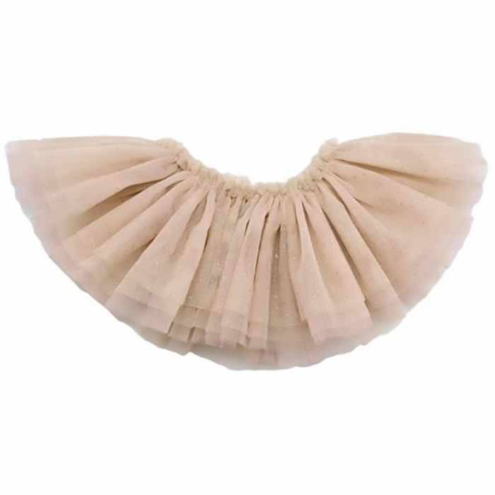 Frill Tutu Champ/Gold Over Dk Blush Tulle - Toddler