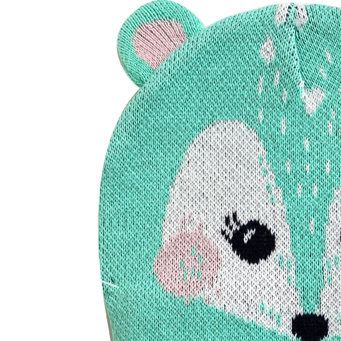 Toddler/Kids Winter Hat/Gloves Set - Fawn 1-3Y