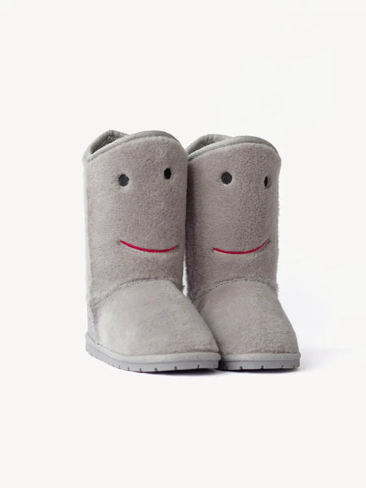 Gray Winter boots