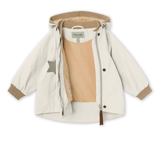 WAI FLEECE LINED SPRING JACKET. GRS-White Swan