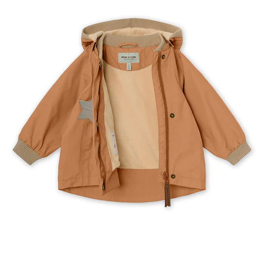 WAI FLEECE LINED SPRING JACKET. GRS-Sandstorm