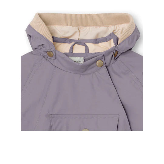 WAI FLEECE LINED SPRING JACKET. GRS-Minimal Lilac