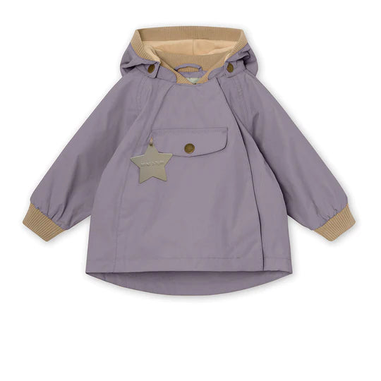 WAI FLEECE LINED SPRING JACKET. GRS-Minimal Lilac