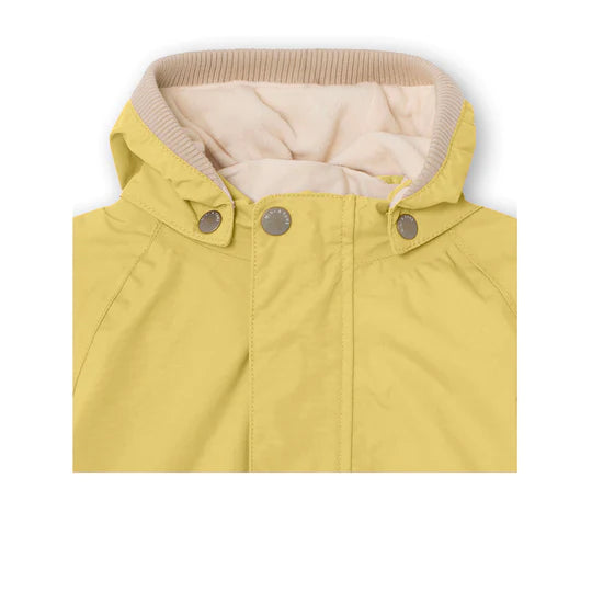 WALLY FLEECE LINED SPRING JACKET. GRS-Dusky Citron