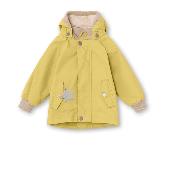 WALLY FLEECE LINED SPRING JACKET. GRS-Dusky Citron