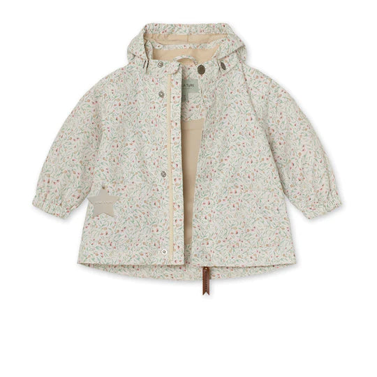 ANITHA FLEECE LINED PRINTED SPRING JACKET. GRS-PRINT Summer Pear