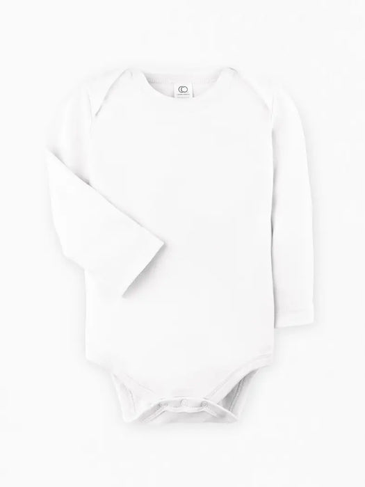 Long Sleeve Classic Bodysuit - White