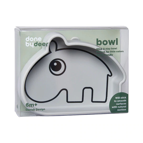 Silicone Stick & Stay bowl Ozzo Grey