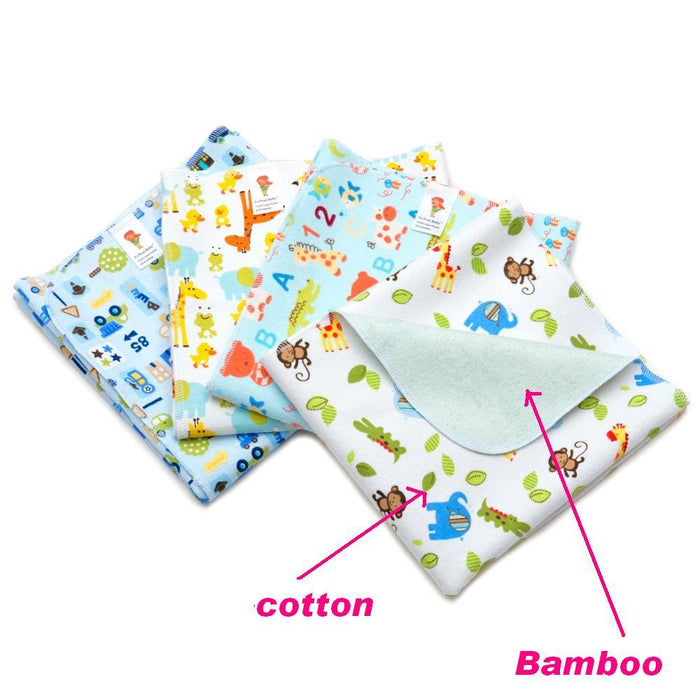 KaWaii Bamboo Waterproof Changing Mat Car (S) 0-12 M