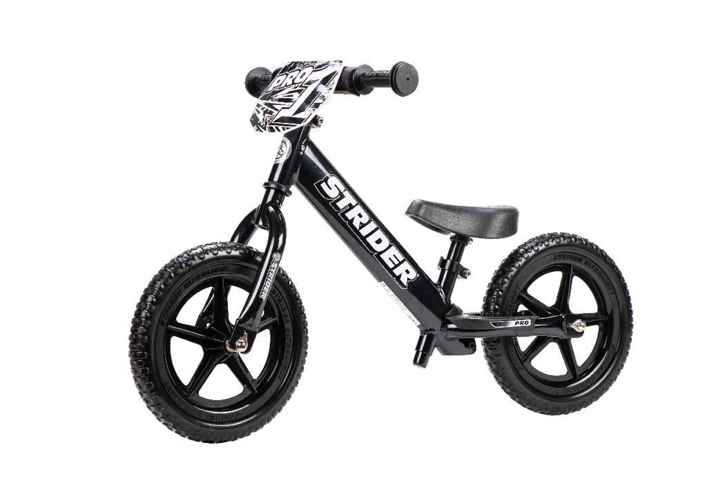 Strider 12 Pro Balance Bike – Black