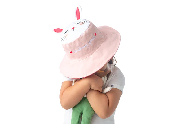 Reversible Kids & Toddler Sun Hat - Bunny & Deer