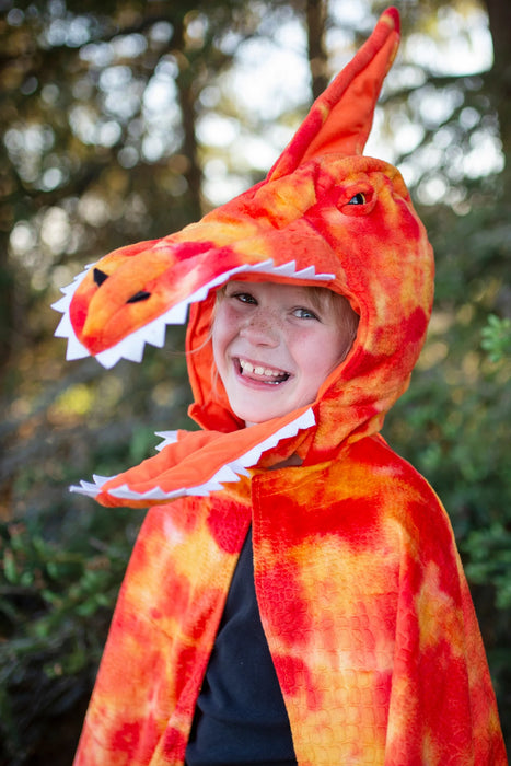 Orange Grandasaurus Pterodactyl Cape 4-6Y