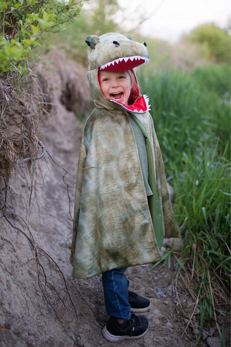 Great Pretenders T-Rex Hooded Cape 4-6Y