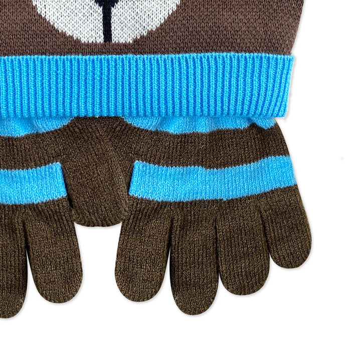 Toddler/Kids Winter Hat/Gloves Set - Bear 1-3Y