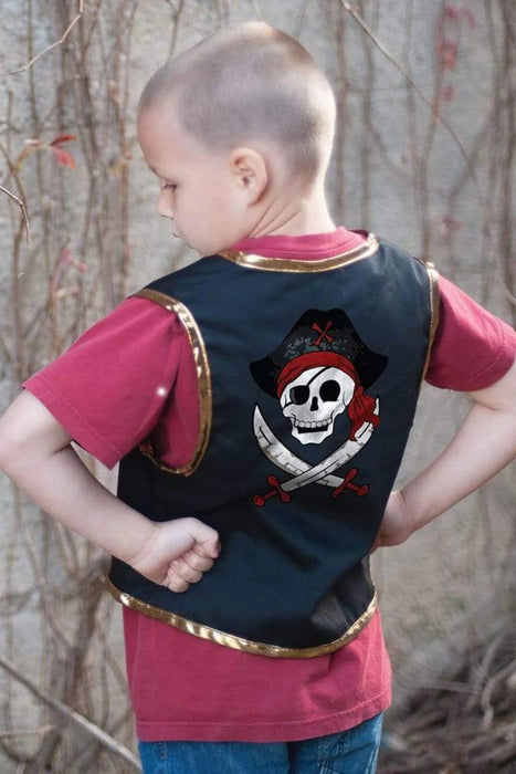 Pirate Vest with Eye Patch 4-7Y