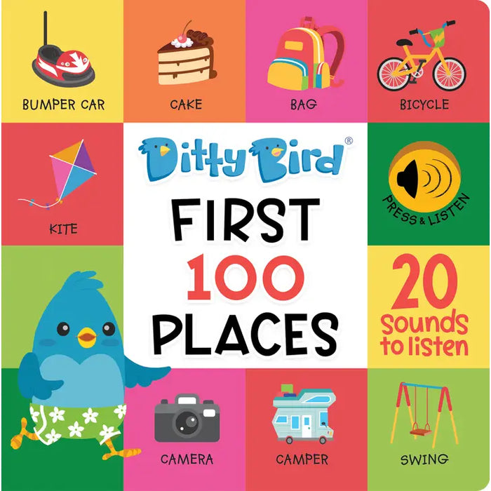 Ditty Bird Baby Sound Vocabulary Book: First 100 Places