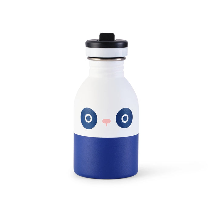 Stainless Steel Bottle - Ricebamboo - Blue and Icy white