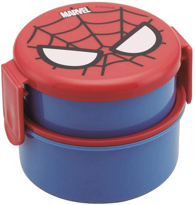 Round Lunchbox Comes with Fork (500 ml) Spider Man