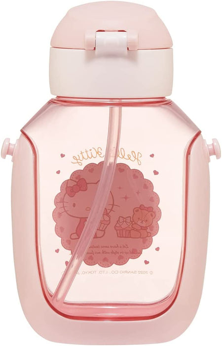 Water Bottle with Straw 530 ml Hello Kitty