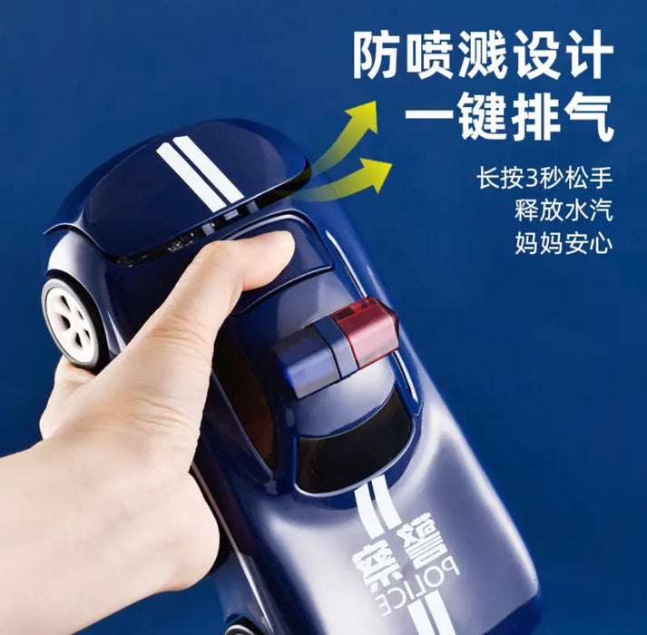 Children Police Car Water Bottle (Blue)