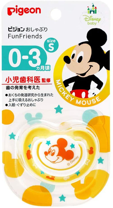 Pigeon Fun Friends Pacifier  0 - 3 Months Mickey Mouse