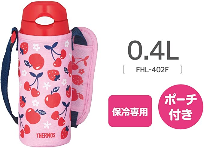 Water Bottle, Vacuum Insulated Bottle with a Straw,(400 ml)