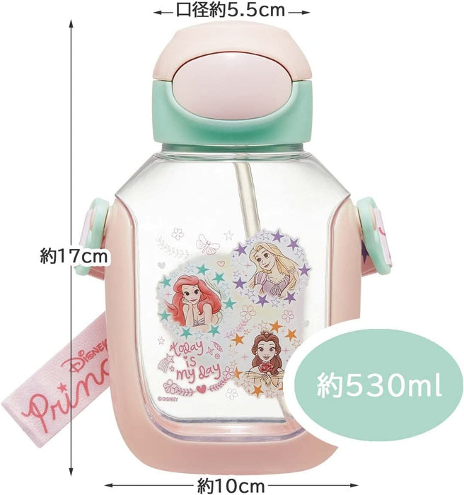 Water Bottle with Straw 530 ml Disney Princess