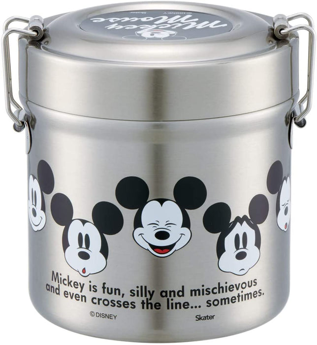 Heat Stainless Steel Bento Box (480 ml) Mickey Face