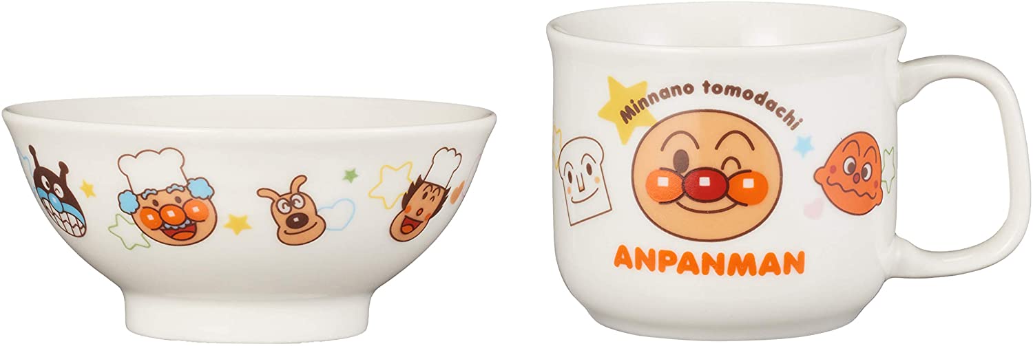 Anpanman children's tableware gift set