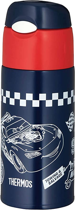 Water Bottle Insulated Bottle with a Straw,400 ml Cars