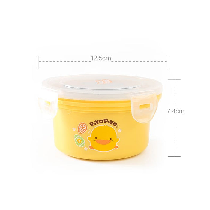 Stainless Steel Round Lunch Box Double Insulation 14 oz / 400 ml